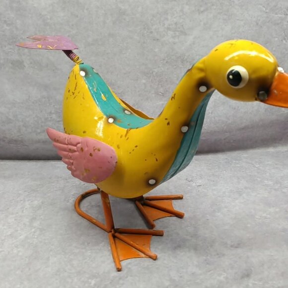 Continental Art Center CAC193054 Colorful Enamel Duck Statue - Picture 1 of 6